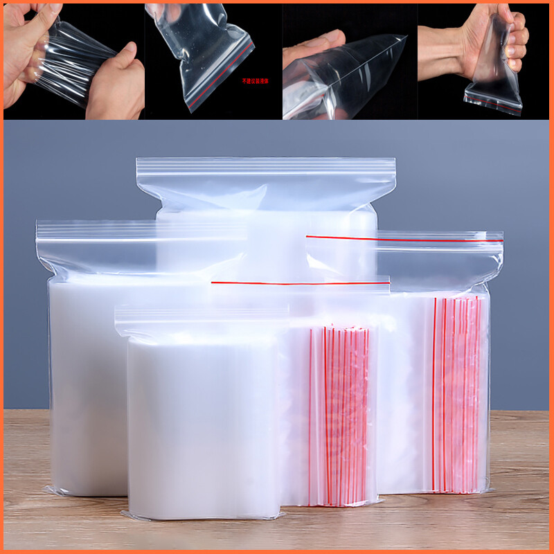 Grip Seal Bags Self Resealable Clear Polythene Poly Plastic Zip Lock All Sizes