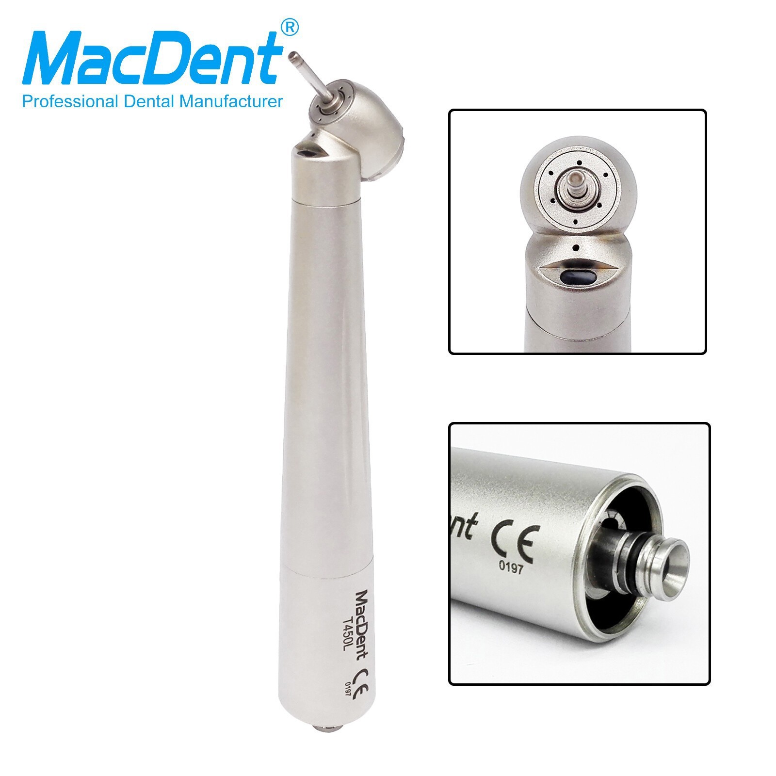 MacDent Dental 45° Surgical LED High Speed Handpiece For KaVo MULTIflex NSK PTL