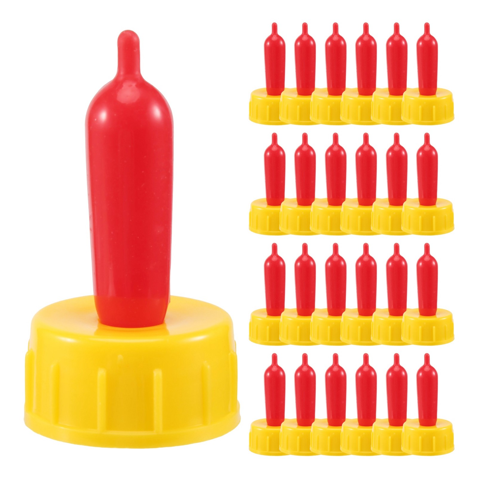 25PCS Pritchard Nipples for Nursing Lambs and Goat Kids X2Z51449