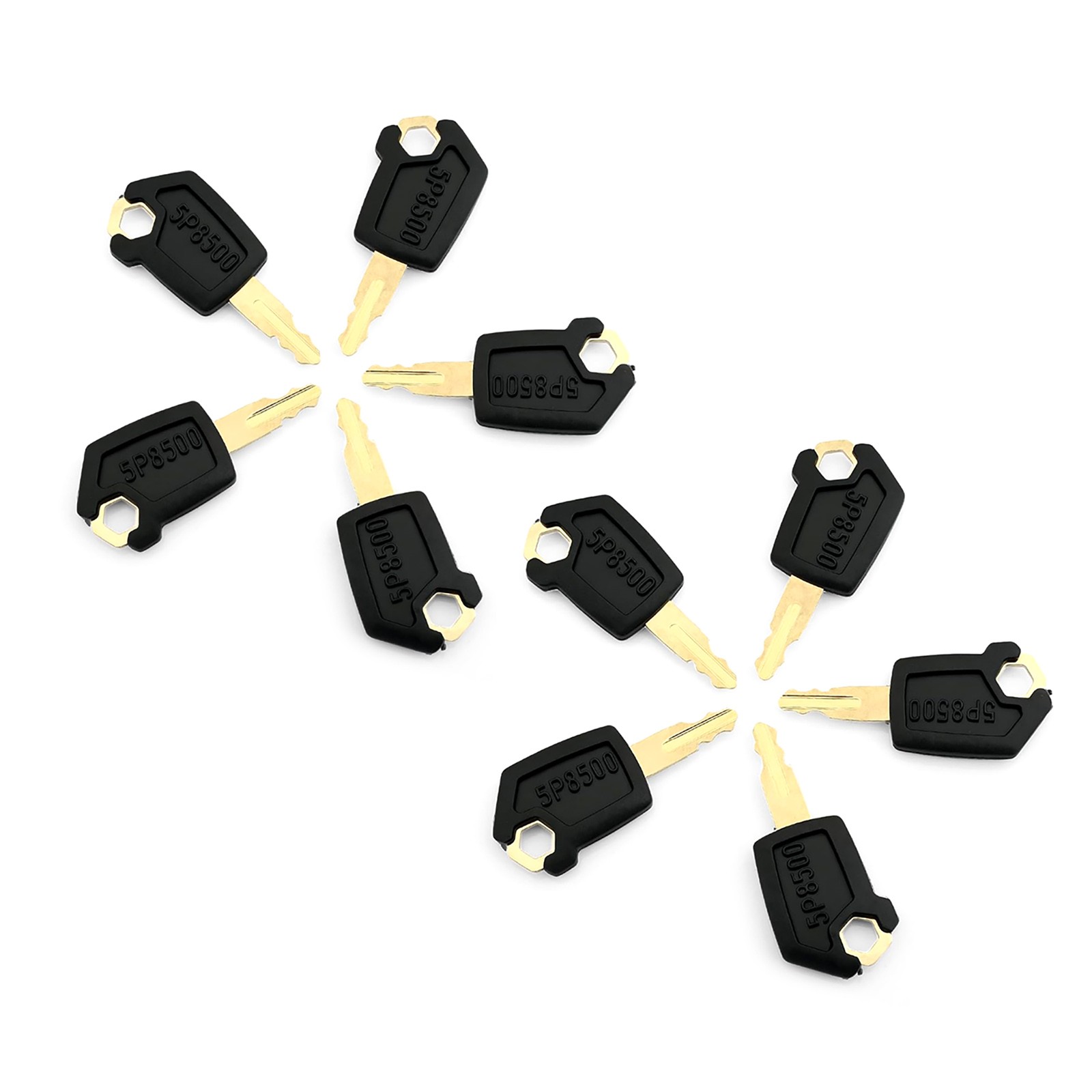 10 Unit 5P8500 Heavy Machinery Key For Caterpillar Asphalt Compactor Equipment