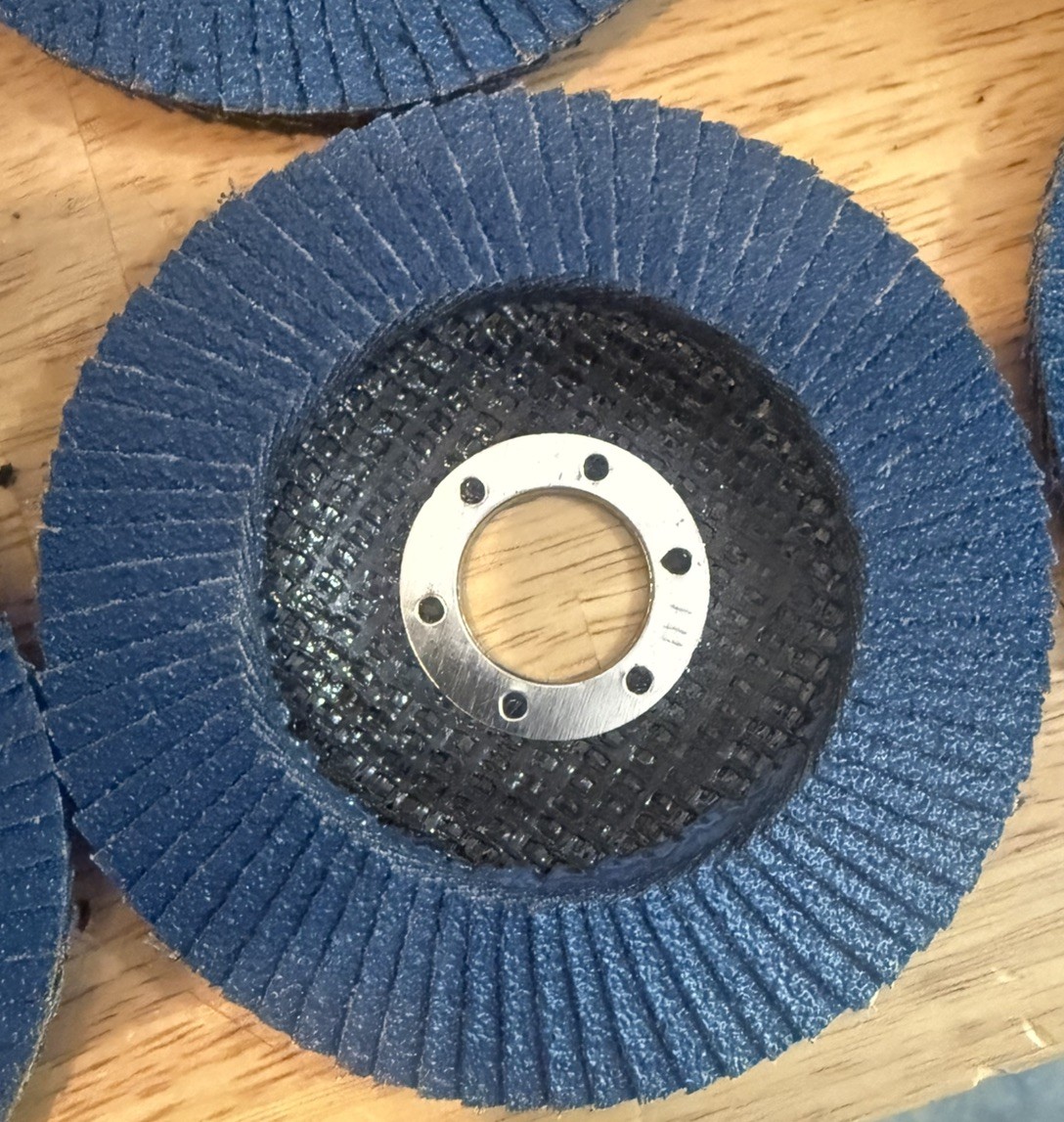 Flap Disc 60 Grit 4 1/2″ diameter 7/8″ arbor ***NEW*** QTY 10