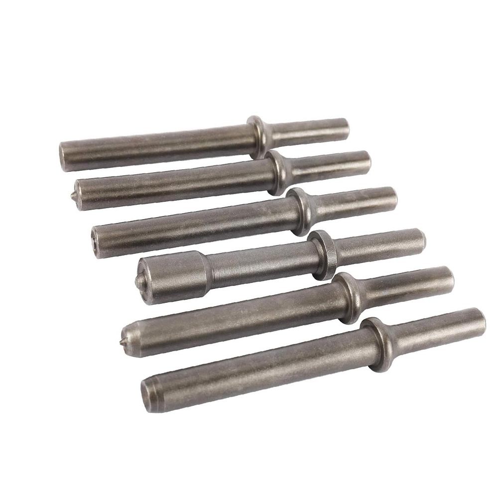 7PCS Air Rivet Hammer Tools Kit Heavy Duty Pneumatic Air Hammer Chisel Tool