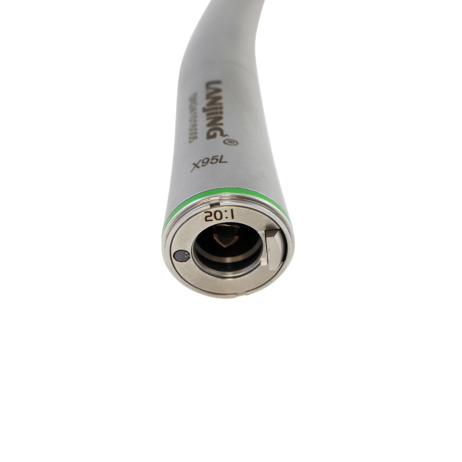 Dental 20:1 LowSpeed Handpiece LJ-201CAB Contra Angle MiniHead Fiber Optic 75Ncm