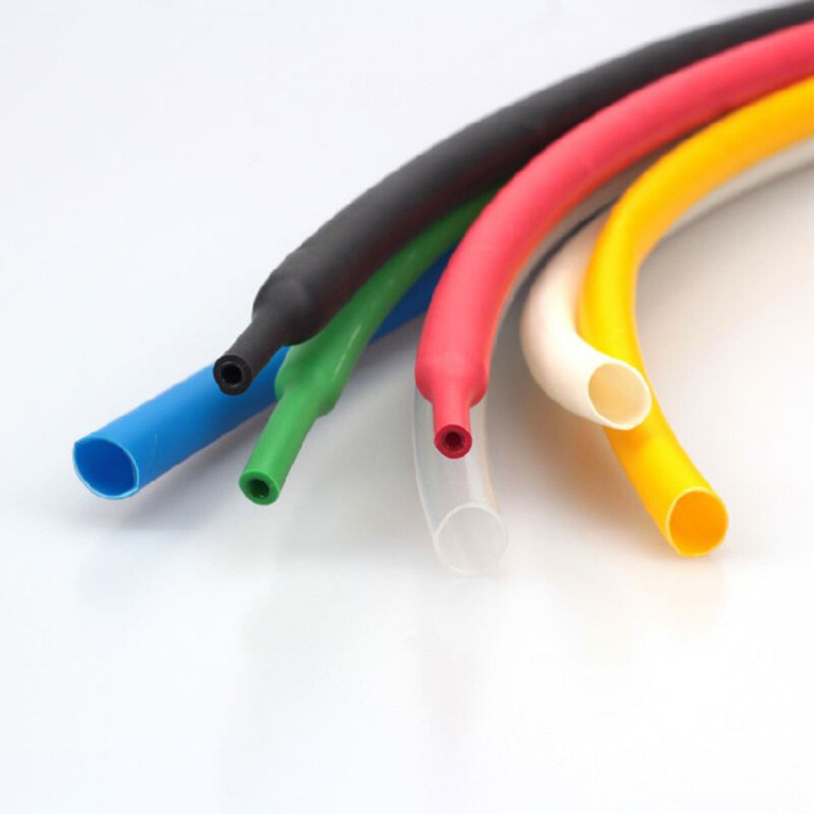 2:1 Ratio Heat Shrink Tubing Sleeving 1/1.5/2/2.5/3/3.5/4/5/6~210mm Diameter