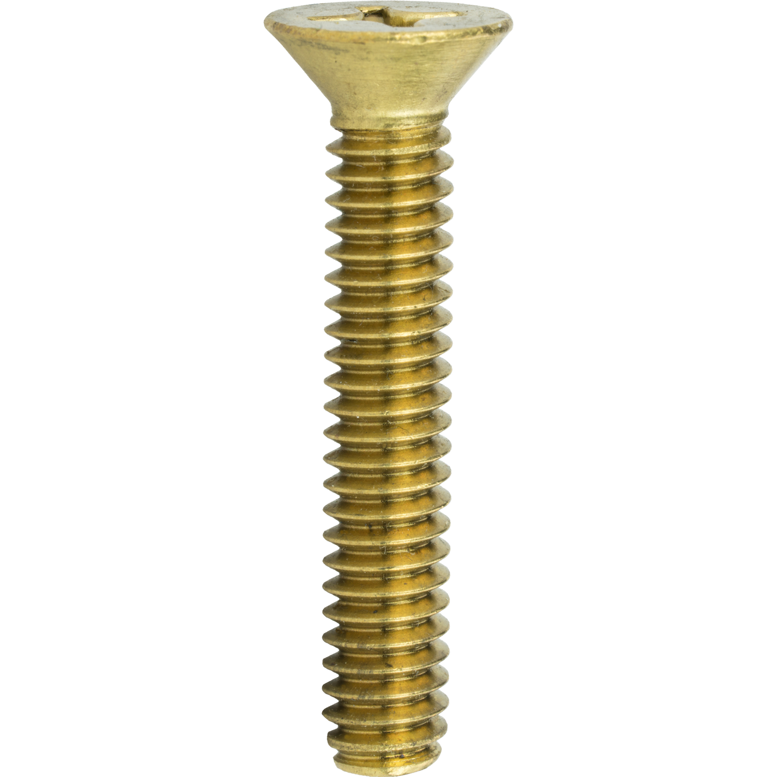 8-32 Flat Head Countersink Machine Screws Solid Brass Phillips Drive All Lengths