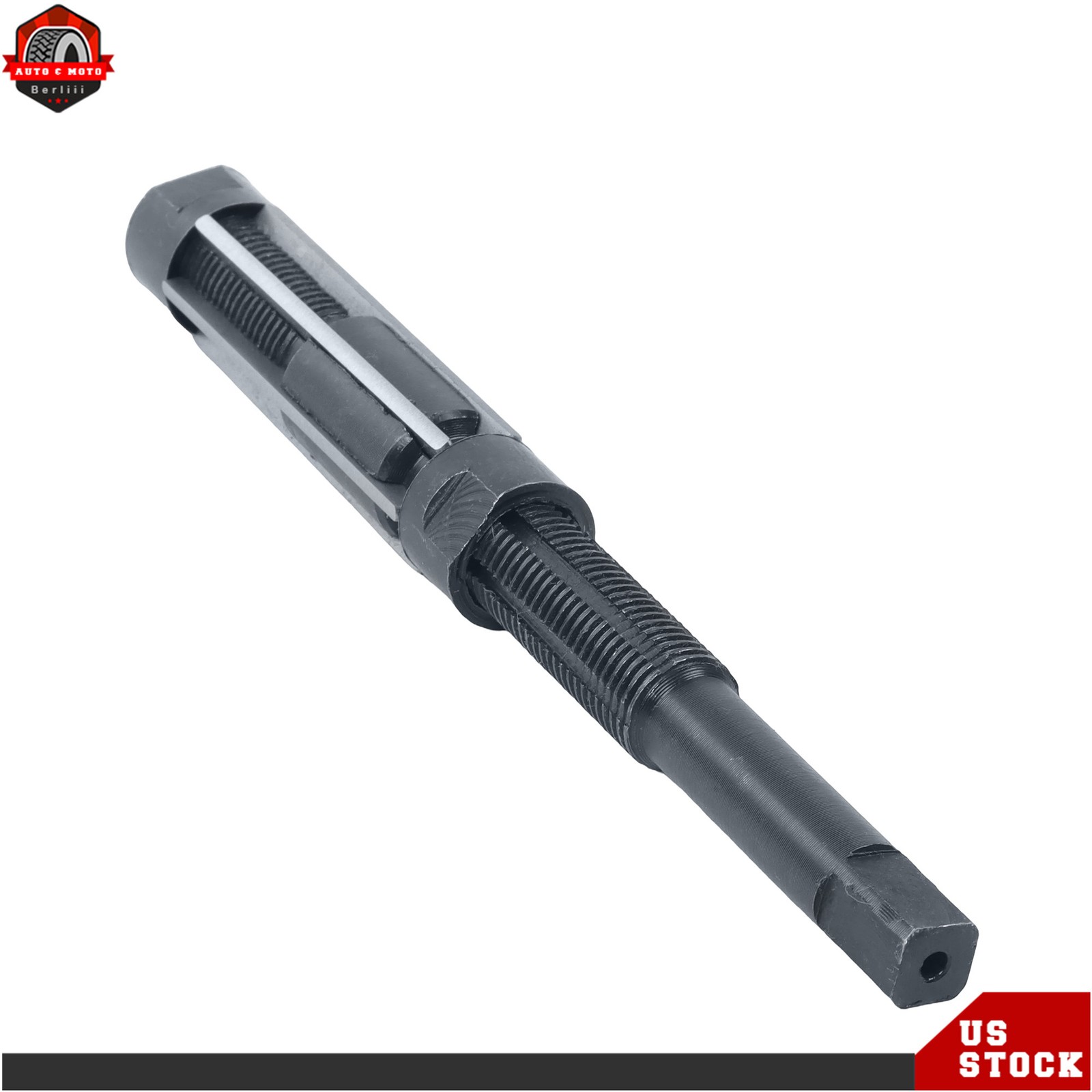 Adjustable 181mm Hand Reamer 19-21mm Cut Dia HSS 6 Flutes Milling Cutter Tool