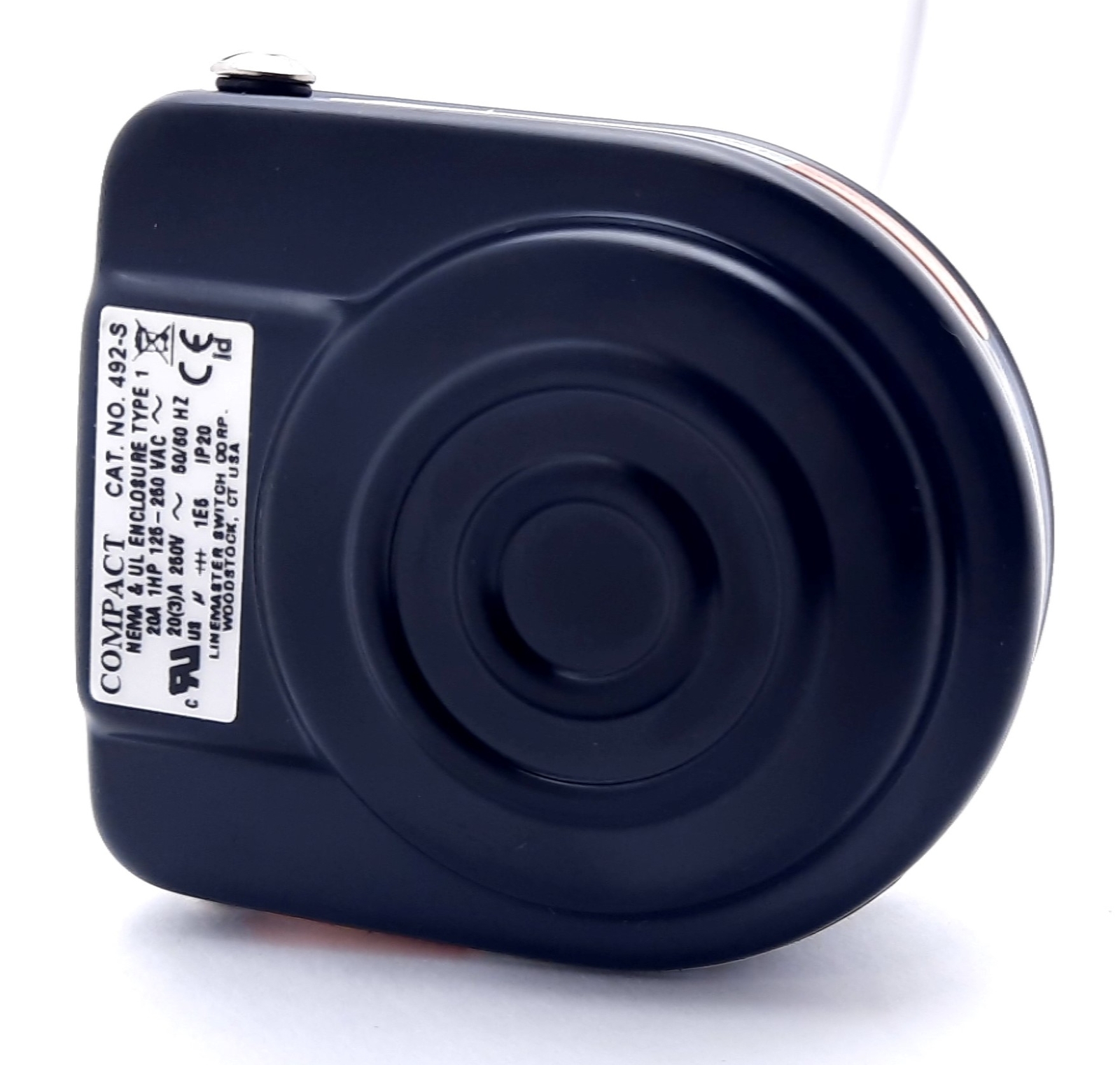 Linemaster Compact 492-S Foot Switch Momentary Spring Return SPDT 250V, 20A