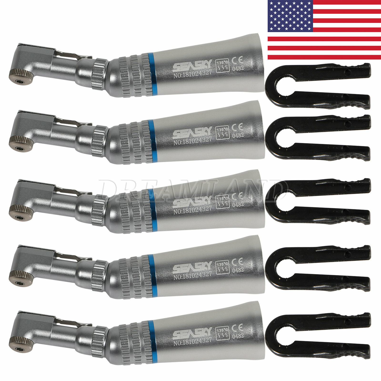 1-5 PACK NSK EX203 Style Dental Slow Speed Contra Angle Handpiece Latch Burs