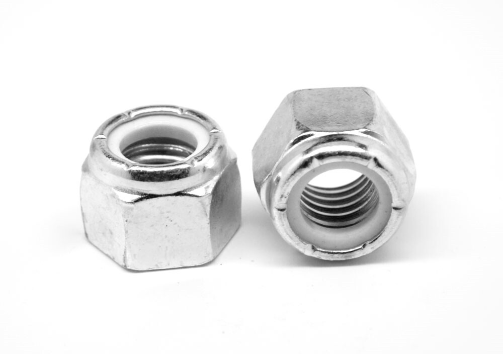 1/4″-28 Fine Nyloc (Nylon Insert Locknut) NE Standard Zinc Plated