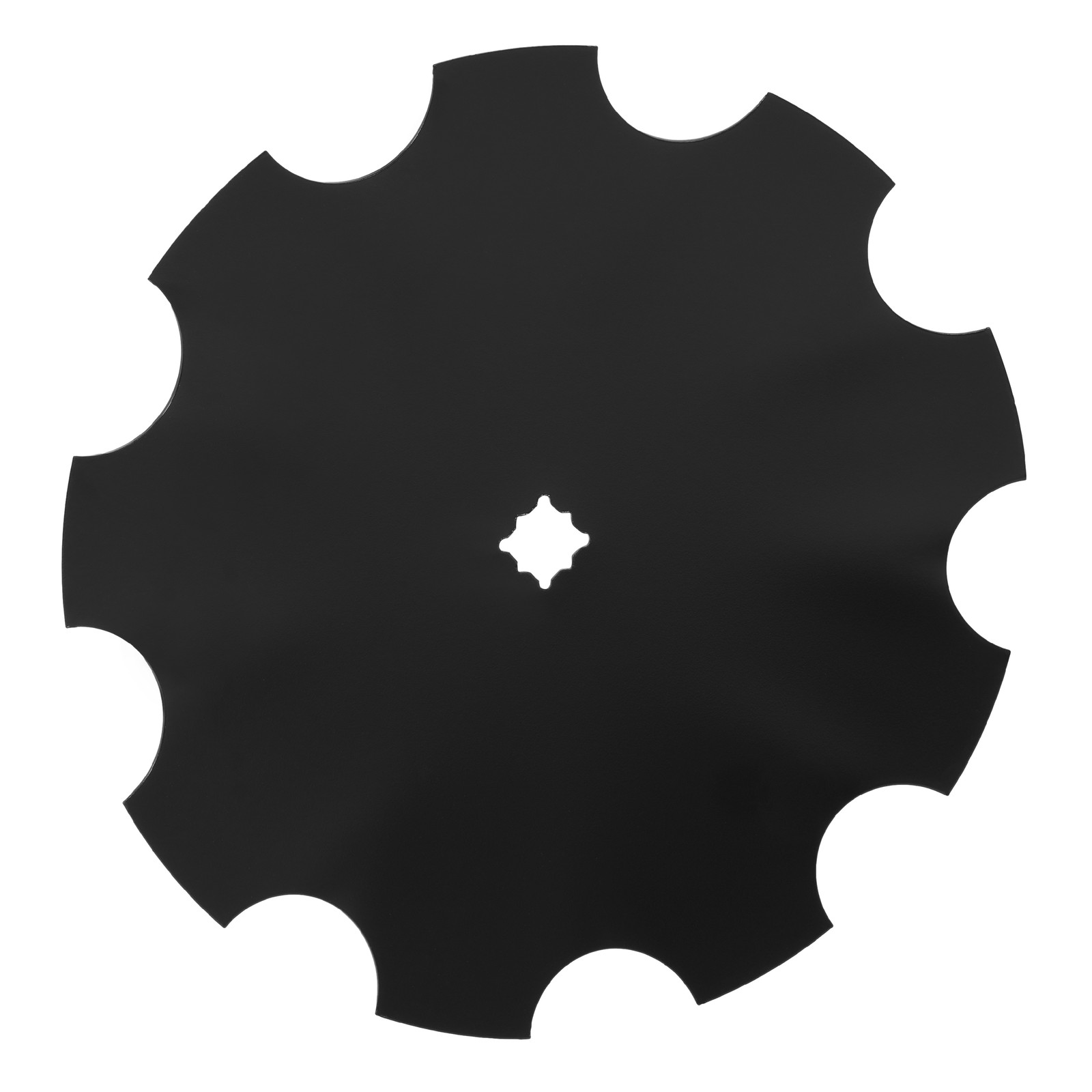18″ Disc Harrow Blade 3.5mm 9-Gauge Notched For 1″/ 1-1/8″ Square Axle HeavyDuty