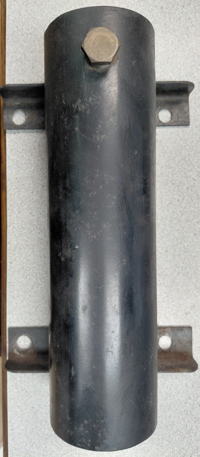 Lead ballast steel container for racing