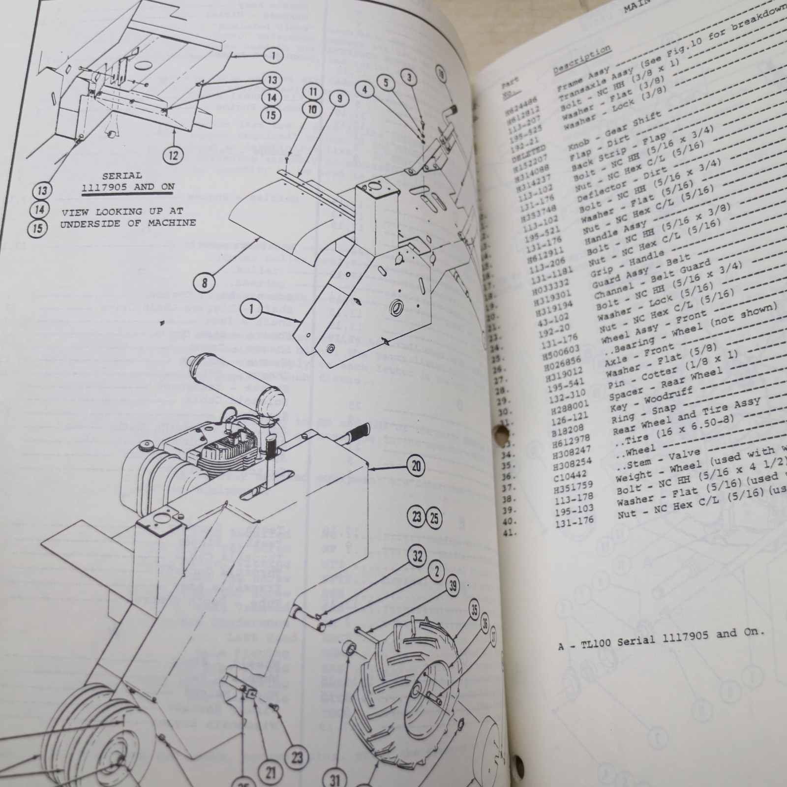 CASE DAVIS TRIMLINE Trencher Parts Manual book catalog list spare walk-behind