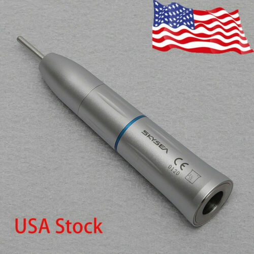 Dental Low Speed Handpiece Straight Nose cone Internal Spray Fit E-type USA