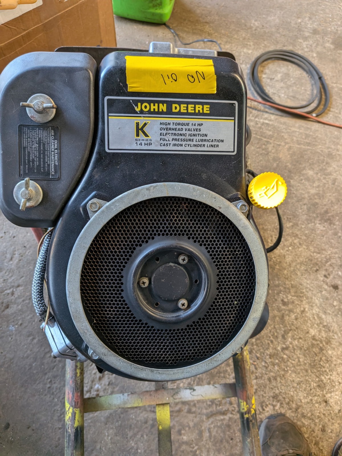 John Deere Kawasaki FC420V 14HP Engine