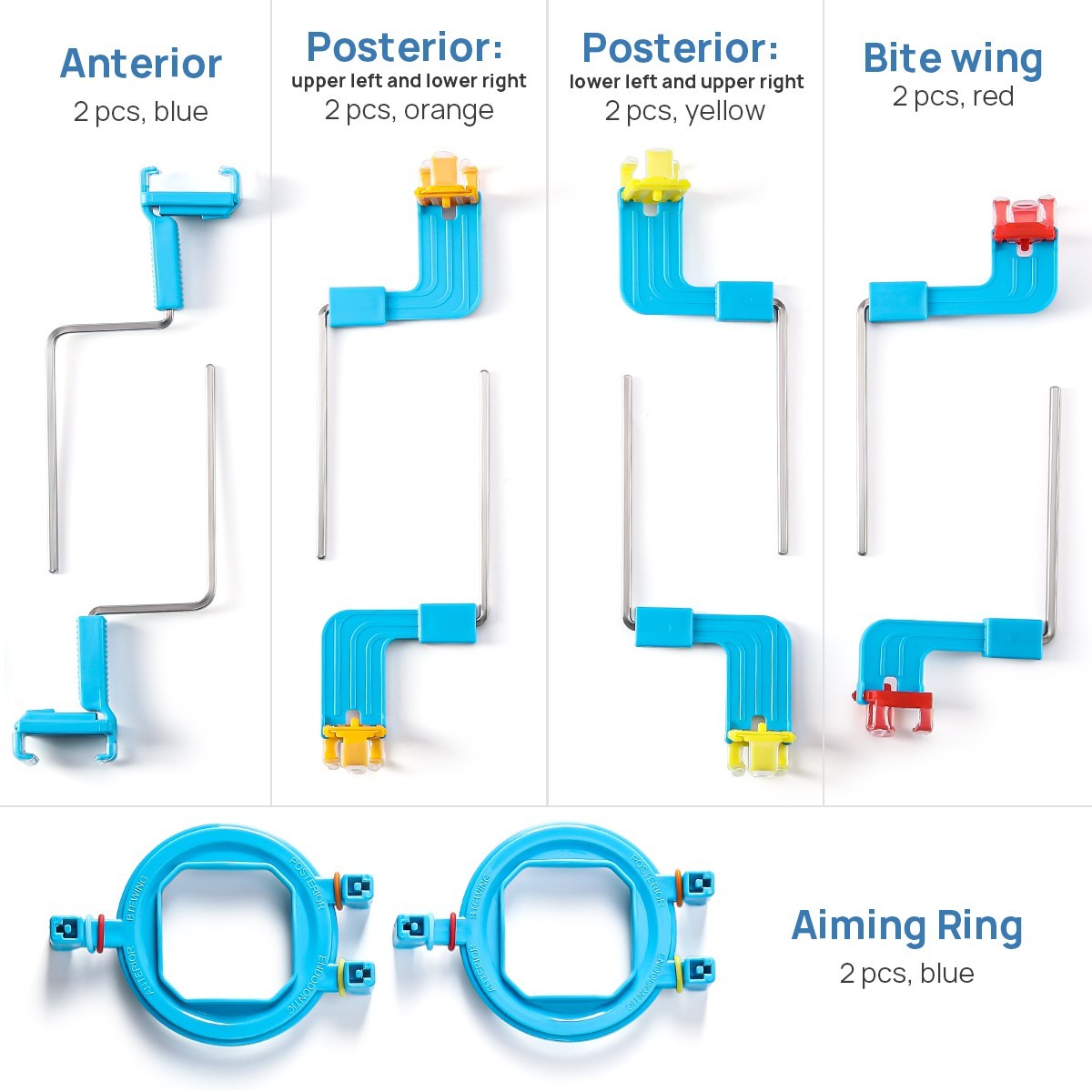 Dental X-Ray Positioner Digital Xray Sensor Holder Film Positioning Kit 2.0