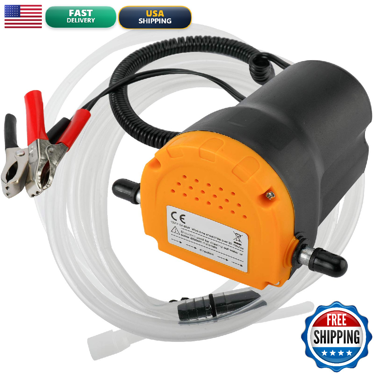 Amarine Made Oil Pump Oil Extractor Pump 12V 60W Oil Removal Pump For Fluid