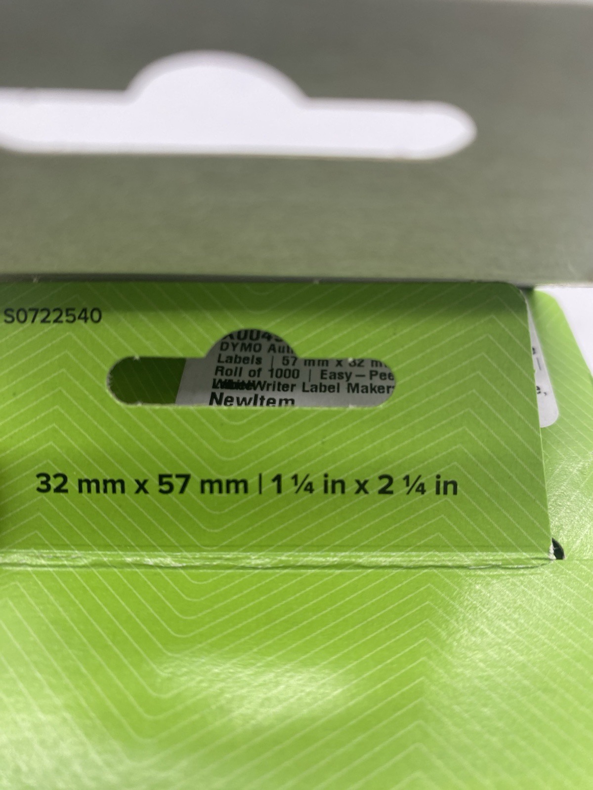 Dymo 11354 LW Multi-Purpose Labels 57x32mm 1000 White GENUINE