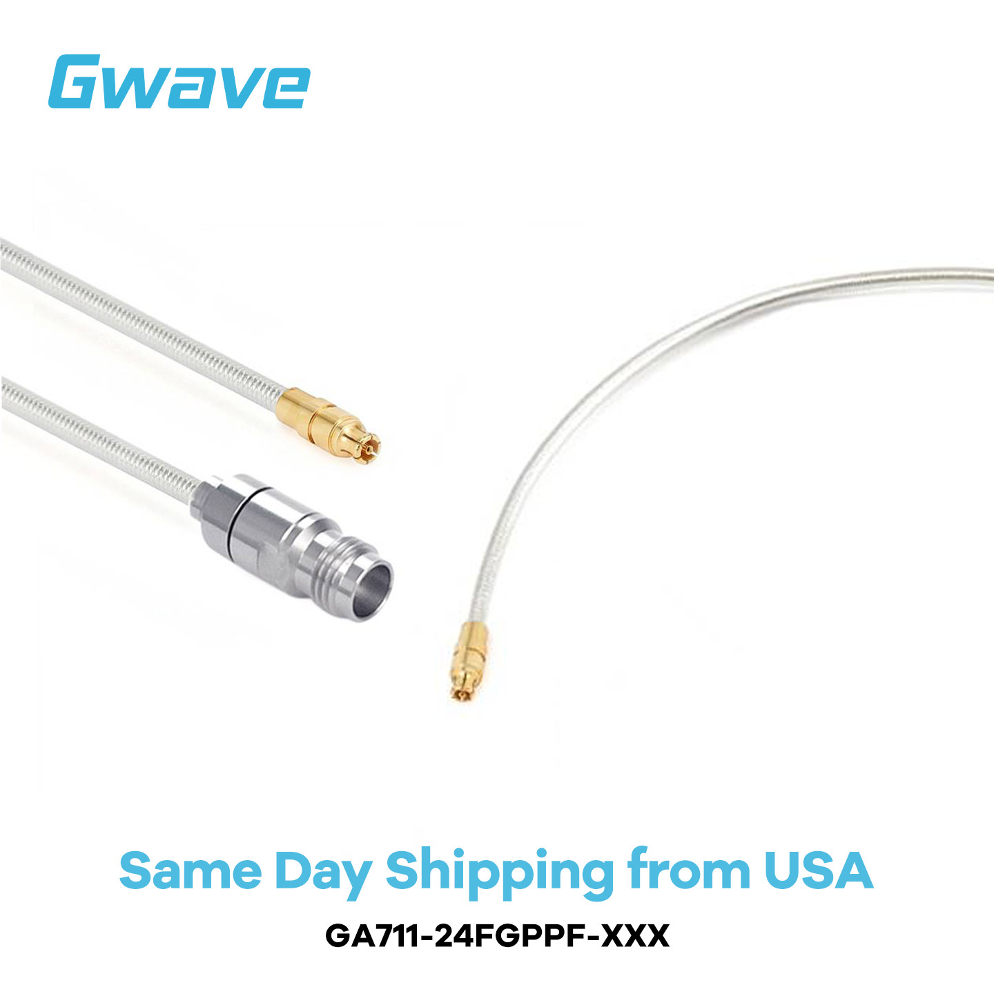 2.4mm Female to GPPO Female .086″ Semi-flexible Coax Cable, DC-50GHz