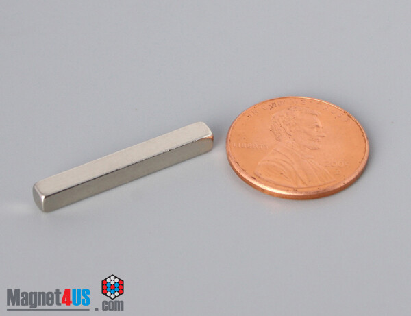 1″x1/8″x1/8″Thick N45/52 25.4 x3.1 x3.1mm Rare Earth Neodymium Block Bar Magnets