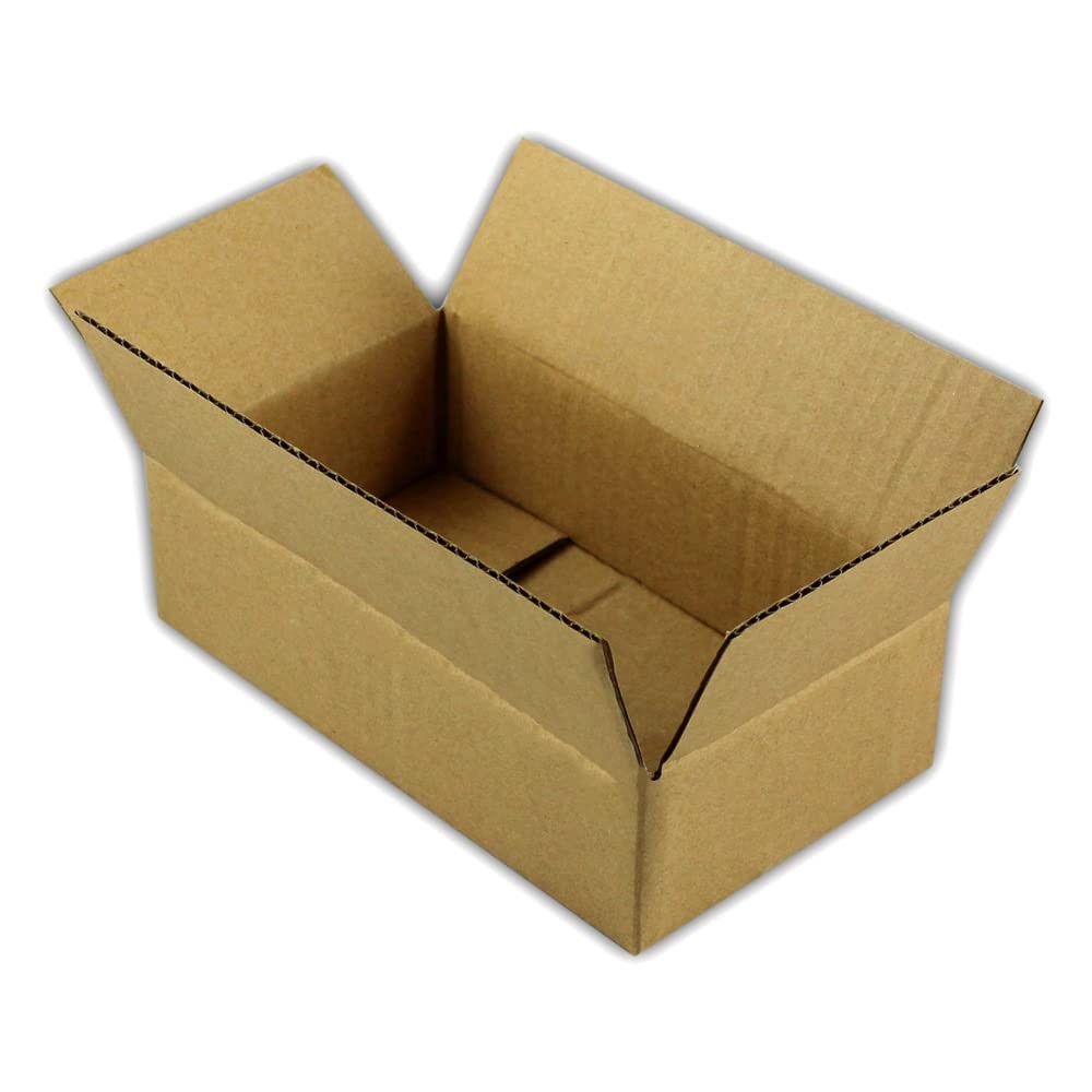 50 EcoSwift 7x4x2 Corrugated Cardboard Packing Boxes Mailing 7x4x2, Brown