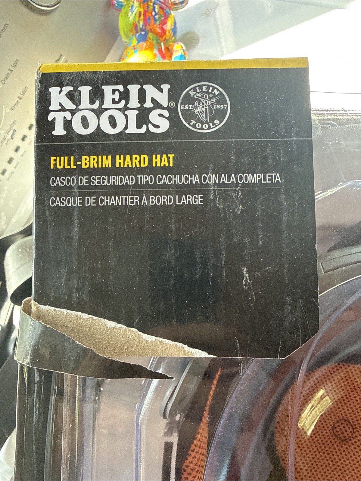 Klein Tools Vented Hard Hat w/ Light 60407R White Type 1 Class C Size 6 1/2-8
