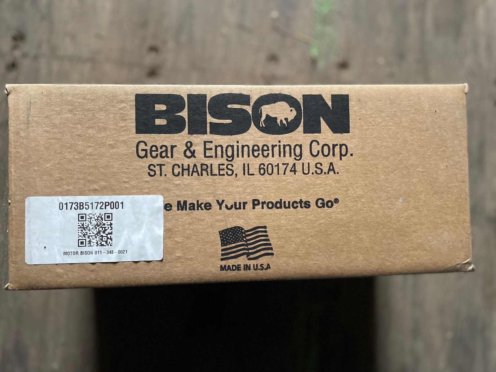 Bison 1/4 HP Series 348 DC Gearmotor 011-348-0021