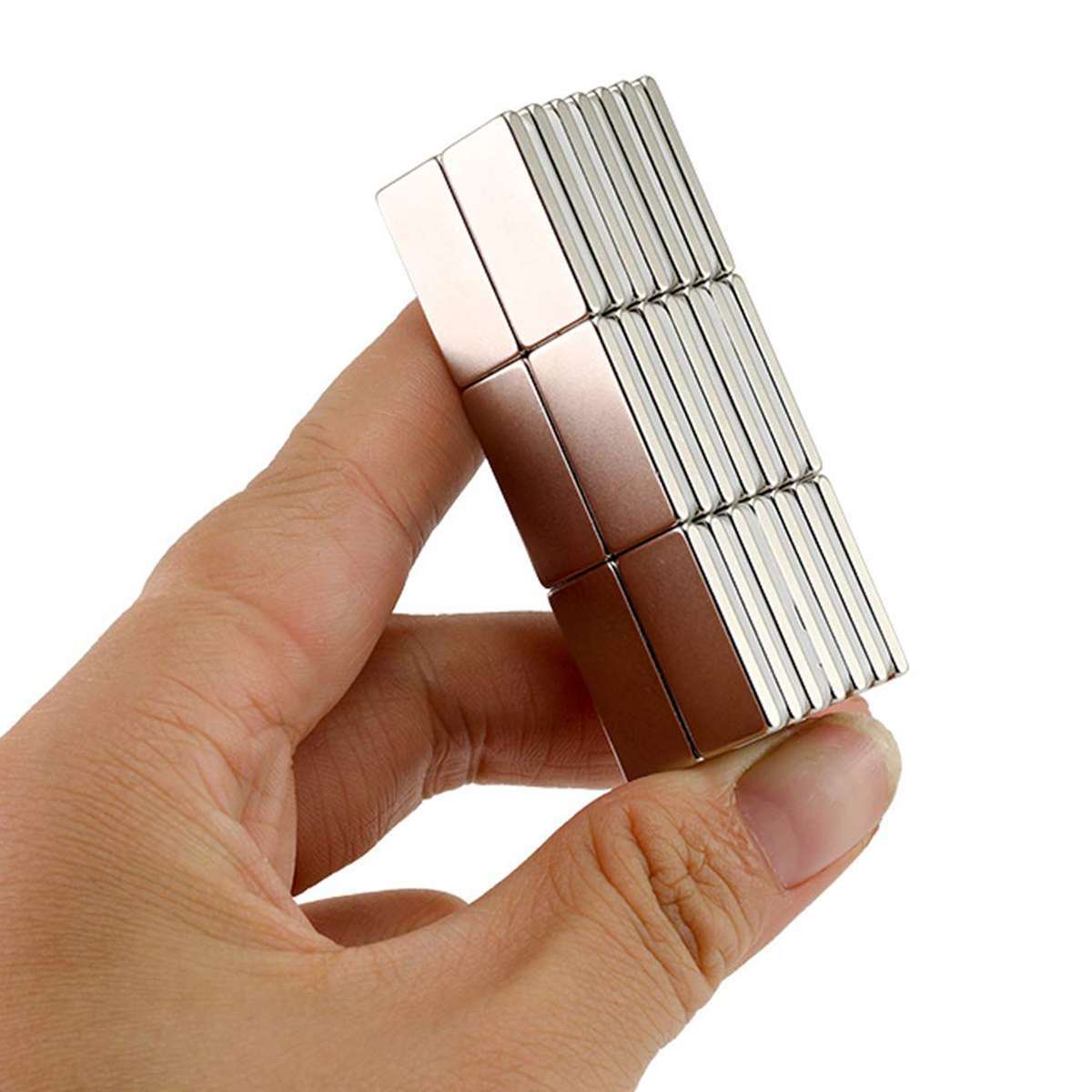 10/50/100pc Super Strong Block Fridge Magnets Rare Earth Neodymium 25x10x3mm N52