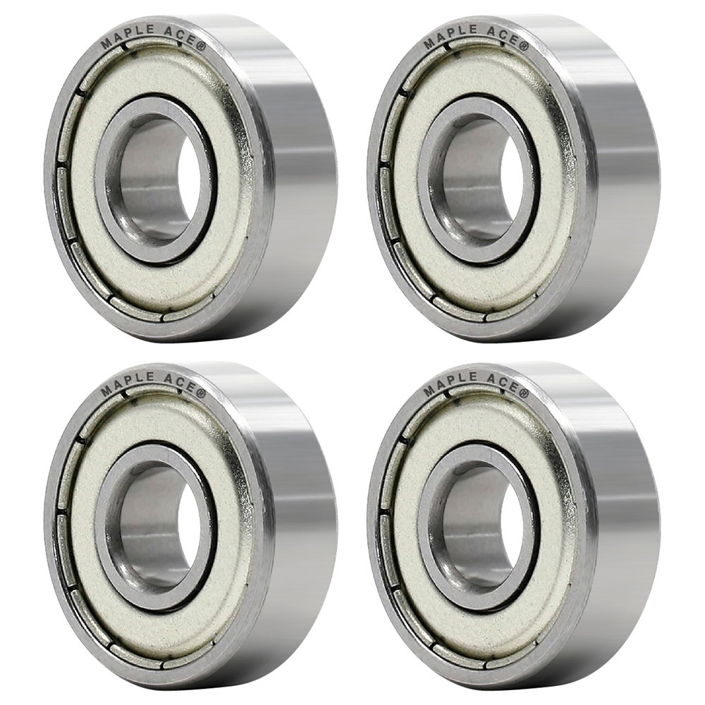 606-ZZ Ball Bearing 6x17x6mm 606 ZZ Metal Shielded (Qty 4)
