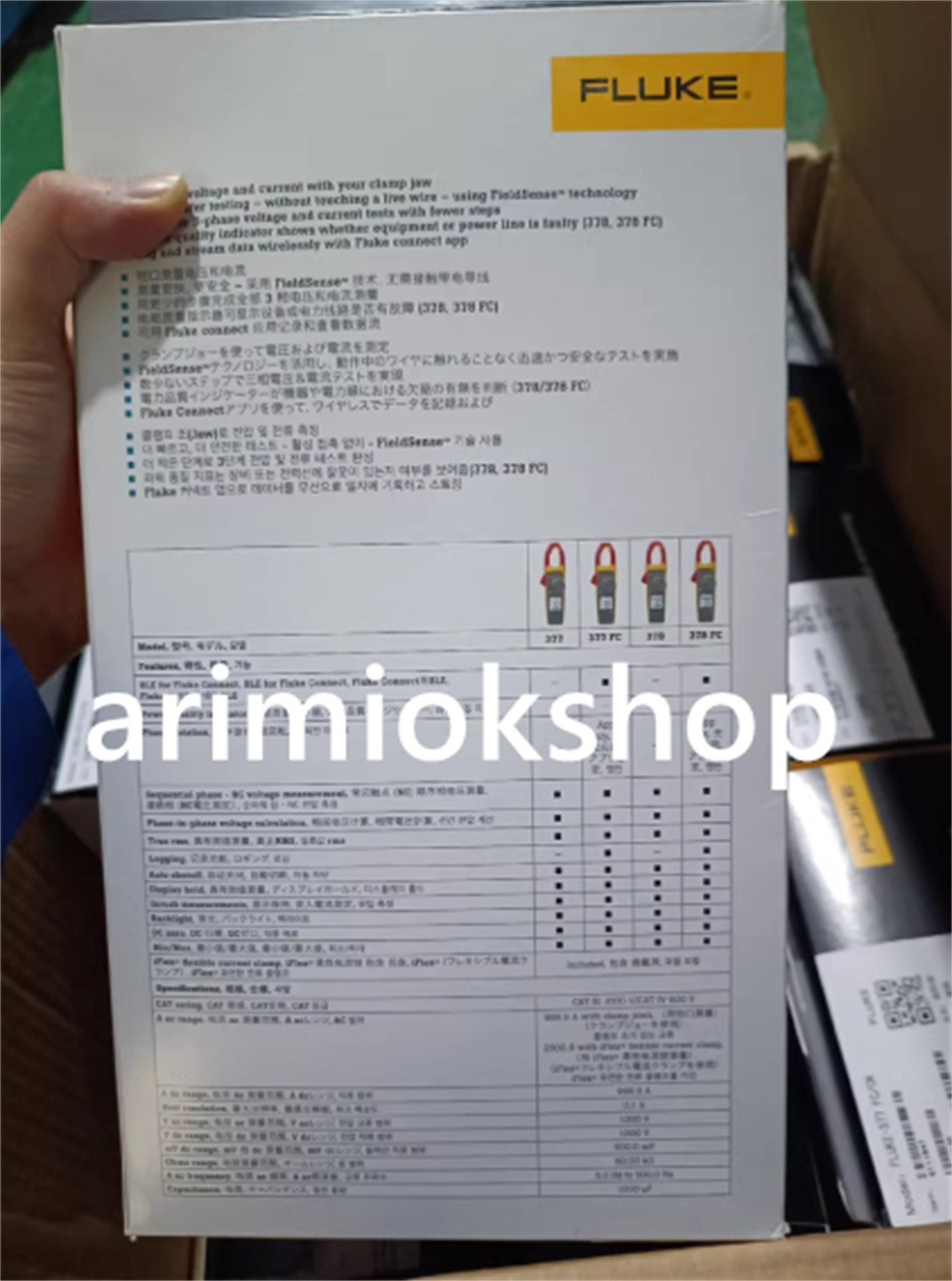 1PC NEW for FLUKE 377 FC Non contact voltage clamp meter Fast FedEx or DHL