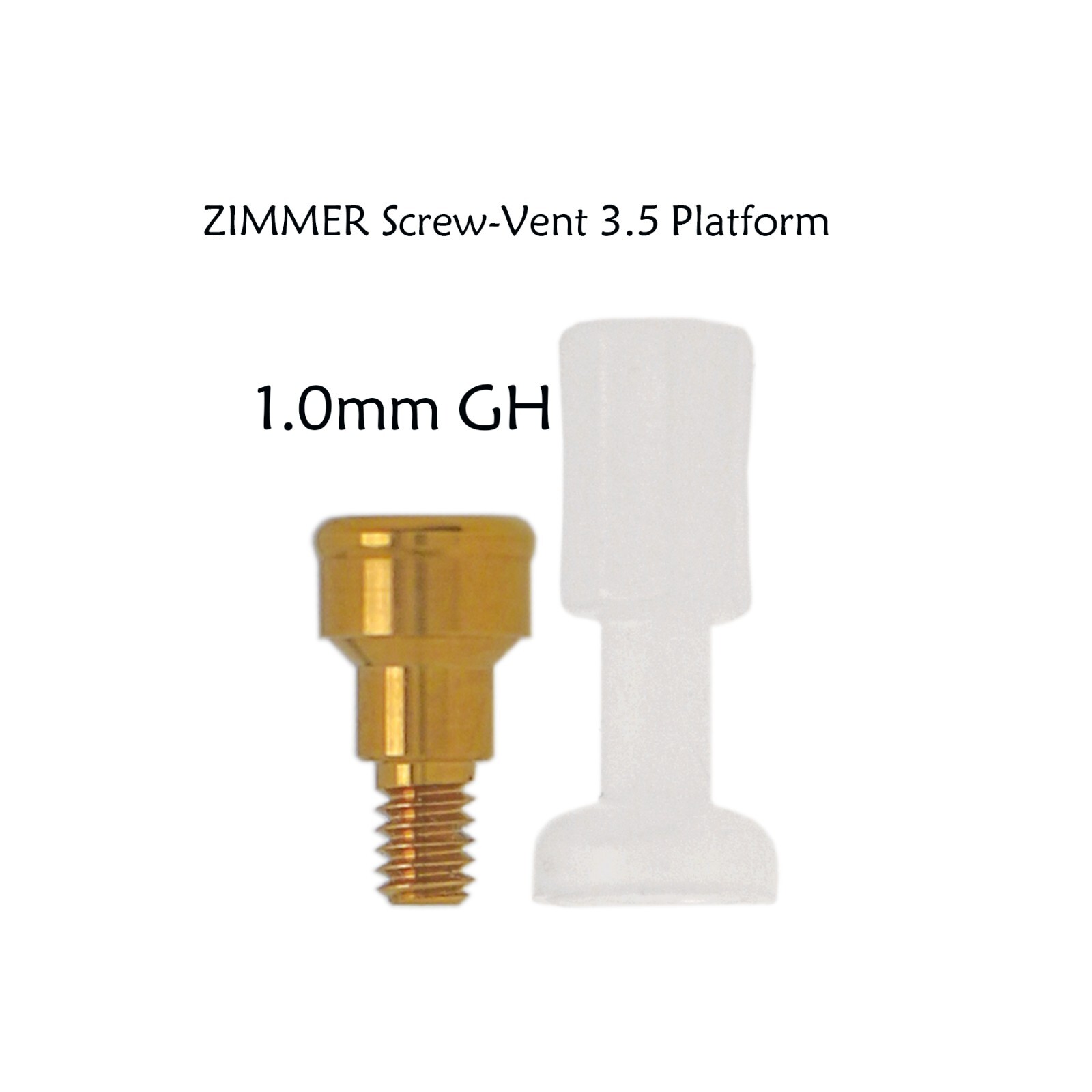 US Zimmer Screw-Vent 3.5 Platform Locator Abutments Retention Caps for Mis Adin