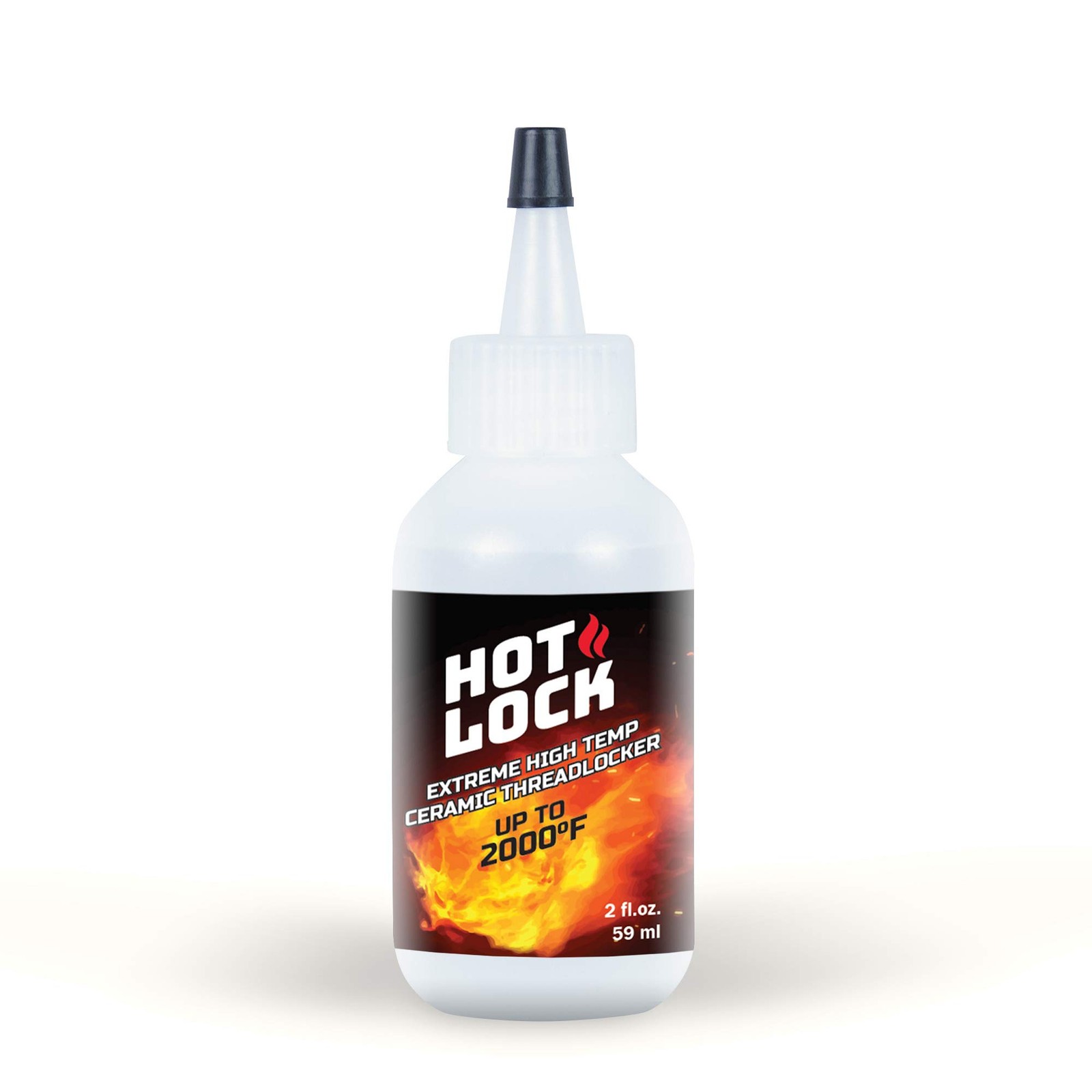 Vibra-TITE 19960 Hot-Lock Extreme High 2 Fluid Ounces, Translucent