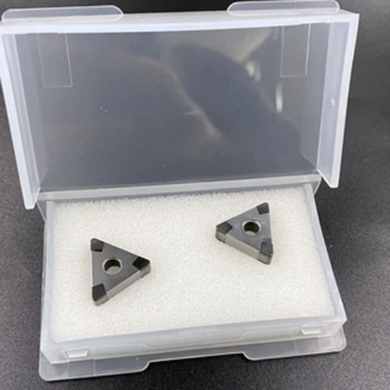 2pcs TNMG160408 CBN-6 CBN Inserts, Turning Tool for Hardened Steel & Cast Iron