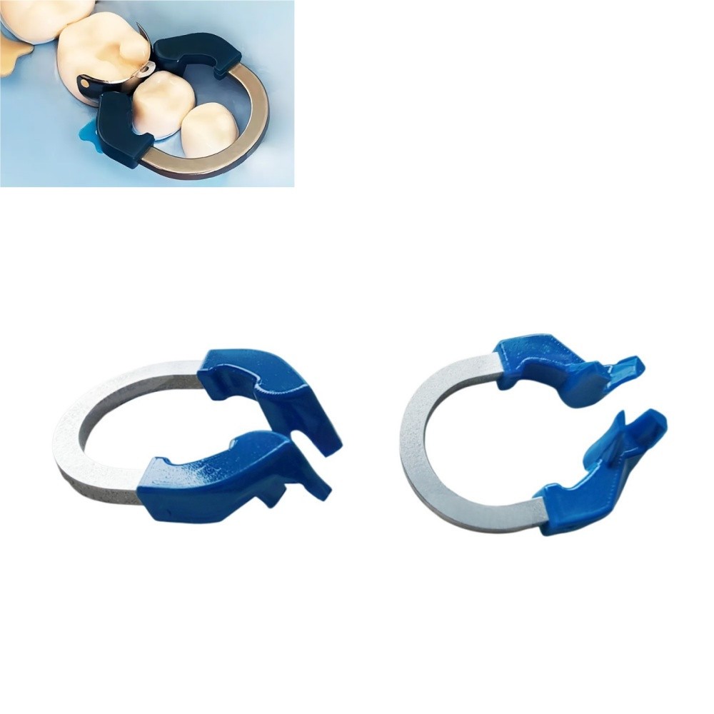 1-10Pcs Dental Refill Matrix Band Narrow Ring Titanium Clamp Fit Palodent Plus