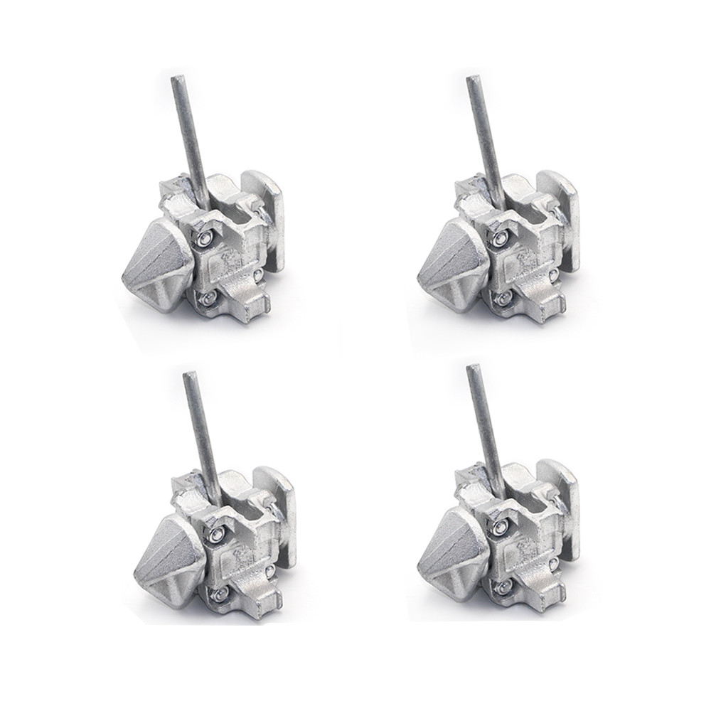 4 Pcs 20′ 40 Sea Rail Shipping Container Manual Twist Lock Handlocking Casting
