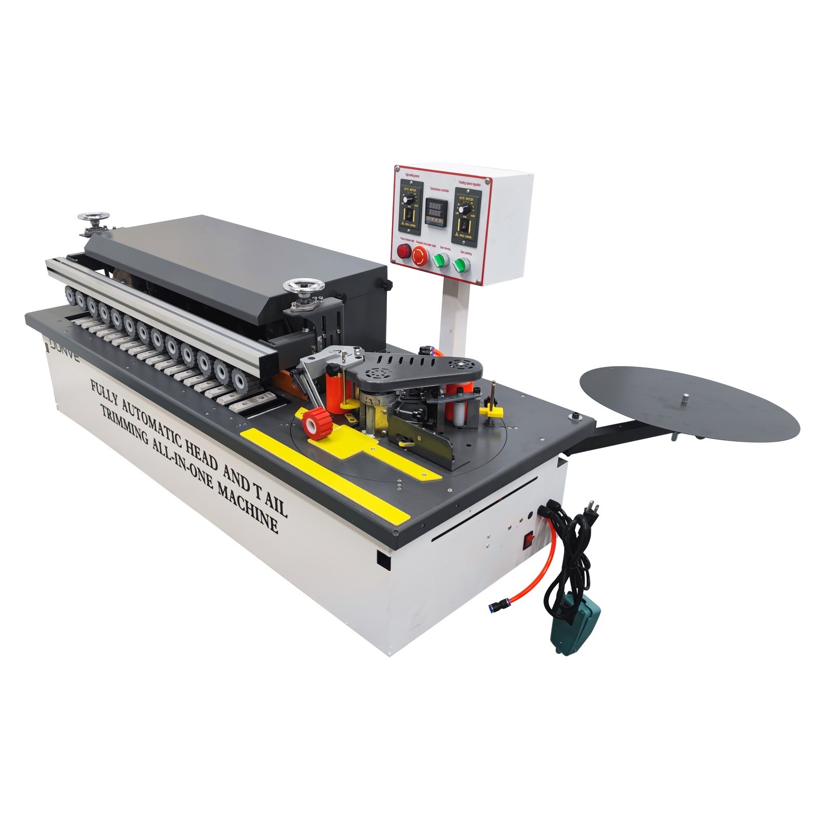 Auto Edge Banding Machine W/Control Panel 2-Sided Gluing for Woodworking Using