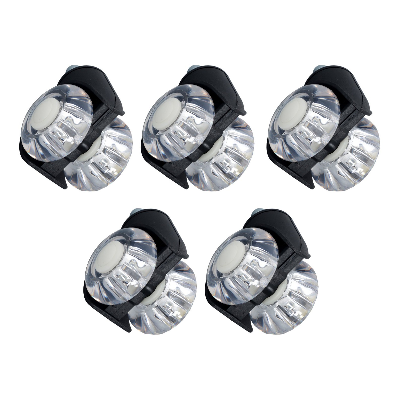 5PACK Office Chair Caster Rubber Swivel Wheels Replacement Heavy Duty 2 inch