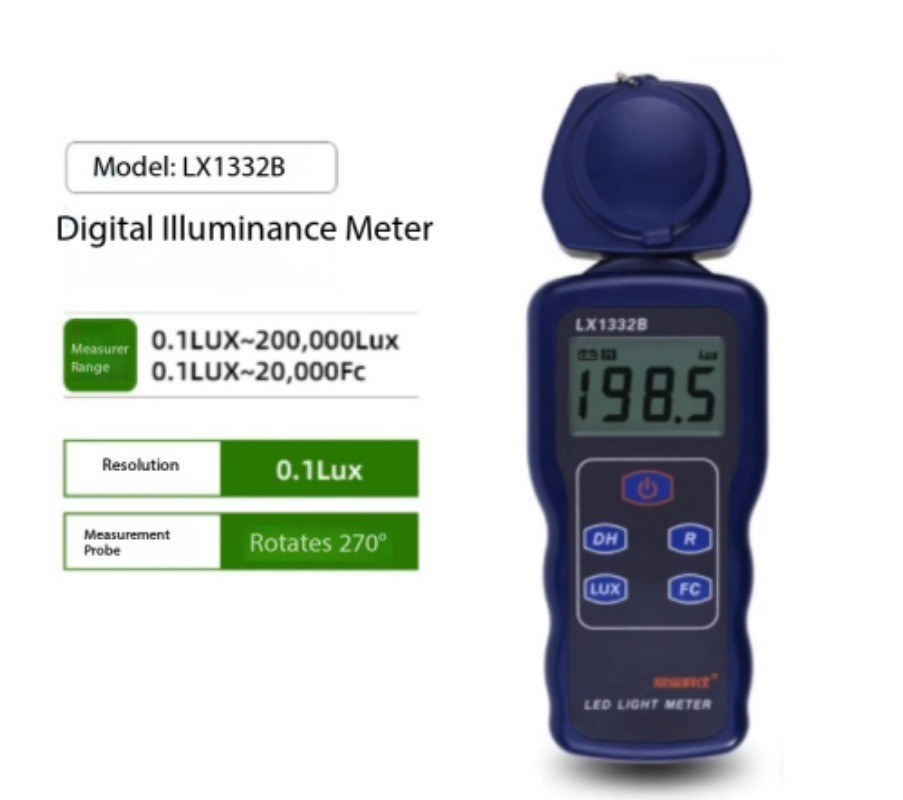 Illuminance Meter, Illuminance Gauge, Photometer, Screen Luminance Meter