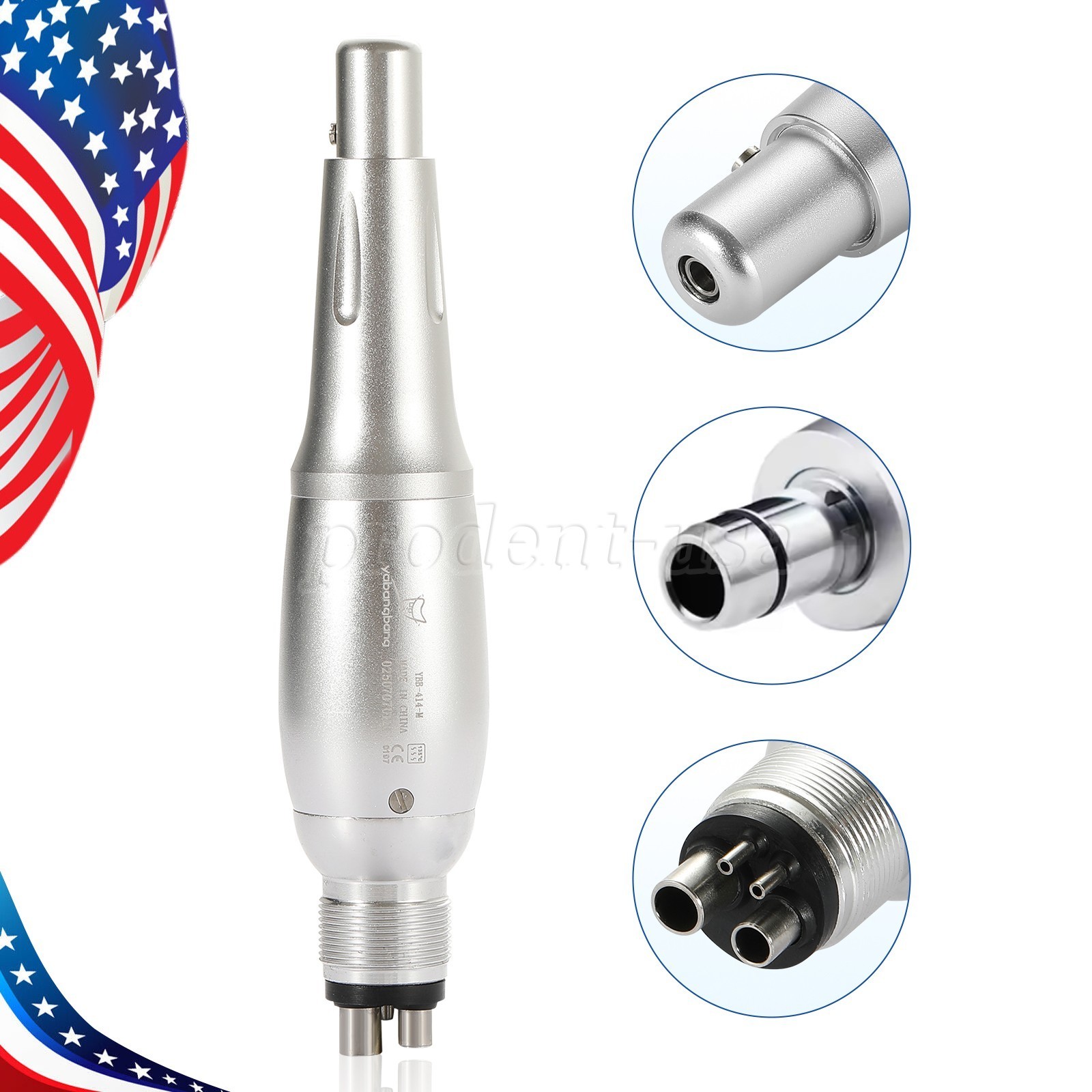 Dental Hygiene Prophy Handpiece Air Motor 4Holes 4:1 Nose Cone 360° Swivel po