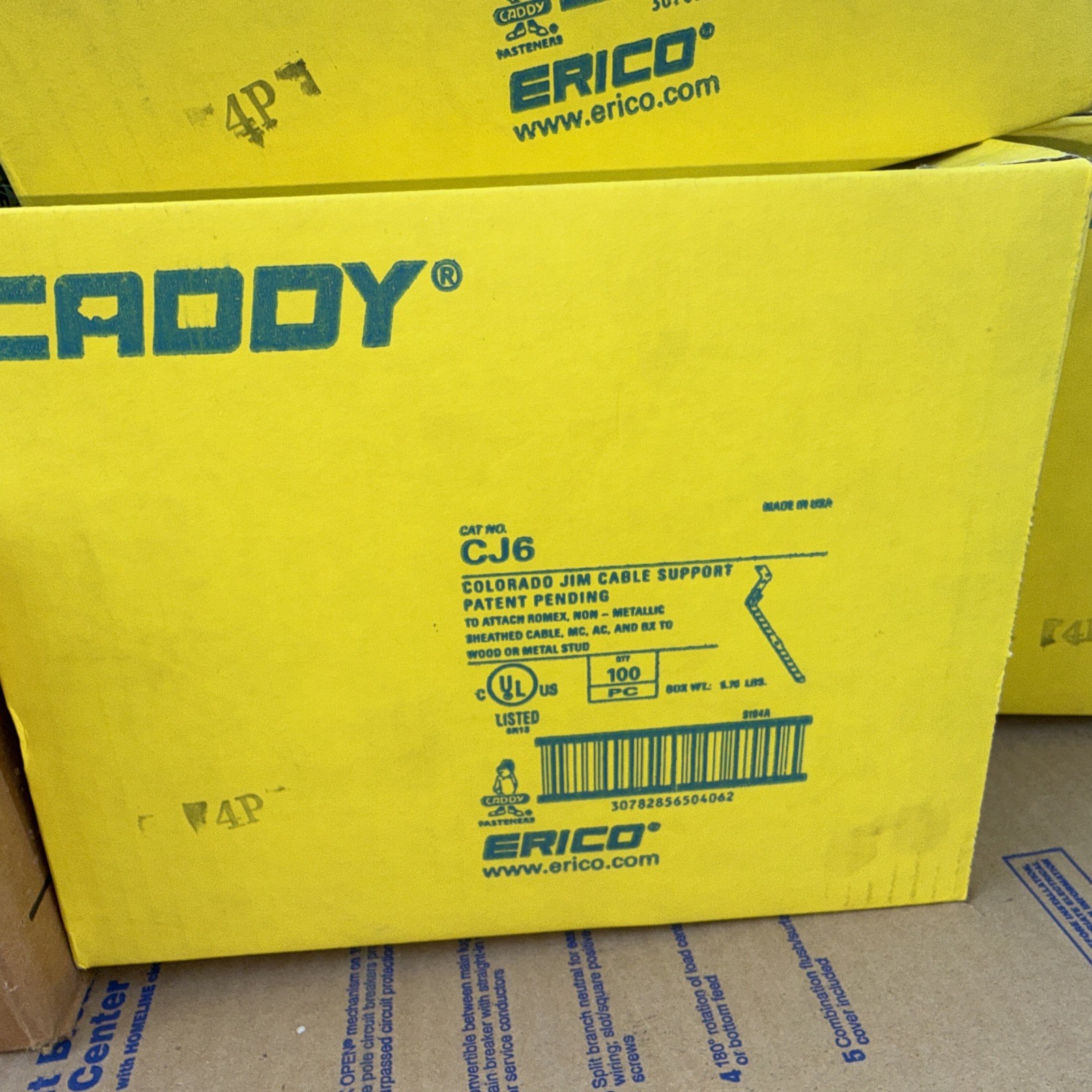 NVent Caddy CJ6 Colorado Jim Cable Support Clip (Box of 100)