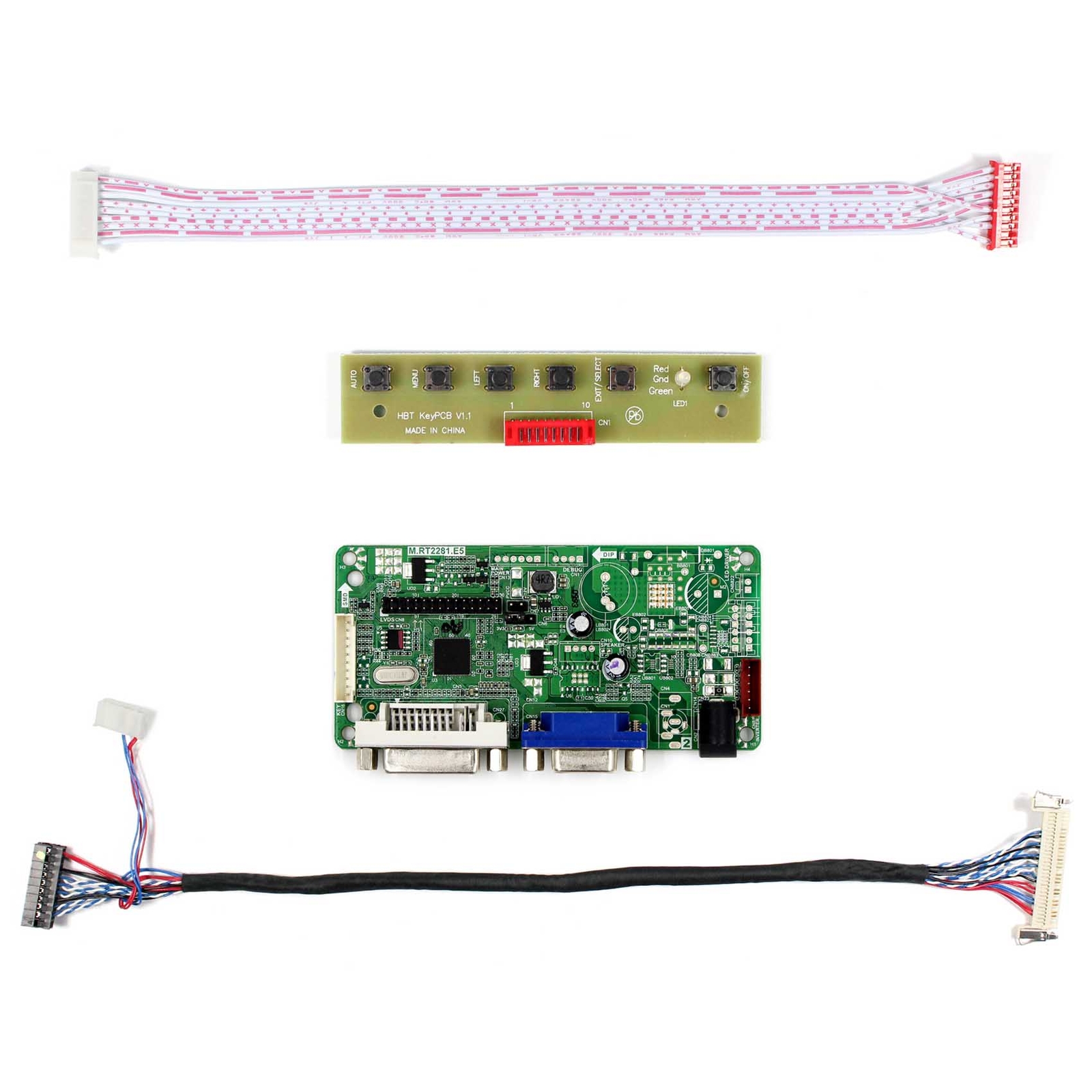 DVI VGA LCD Controller Board Work For 12.1″ LQ121S1LG75 800×600 LCD Screen