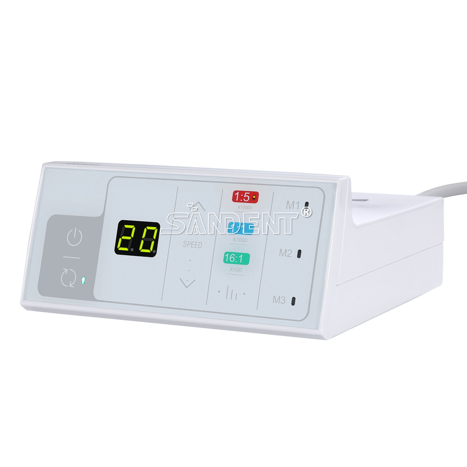 SANDENT Dental Brushless LED Electric Micro Motor 4 Holes 1:1/1:5/16:1 E-Type