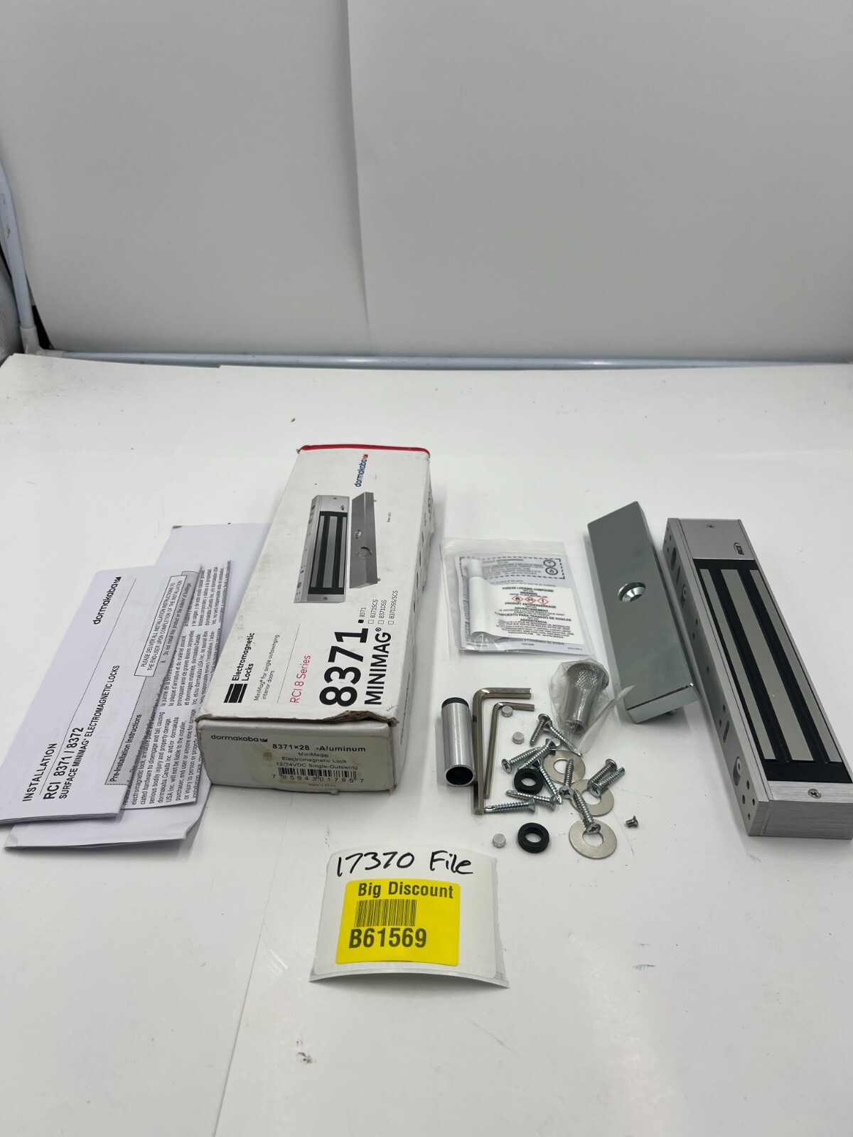 Rutherford Controls / dormakaba – 8371X28 – RCI MiniMag 8371X28 Magnetic Lock