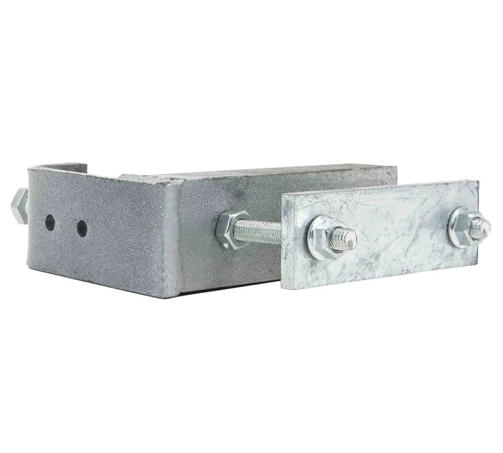 2PK Container Corner Base Rail Clamp Galvanized Bolt-On ISO Fit 7700 lb WLL