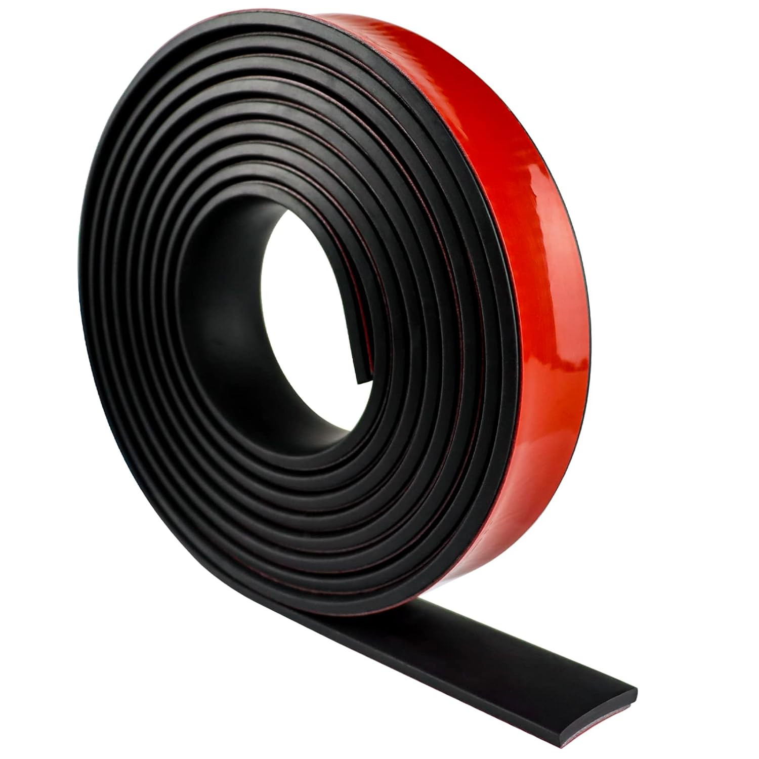 Self-Adhesive Neoprene Rubber Strips for DIY Gaskets and Seals, 10′ Long