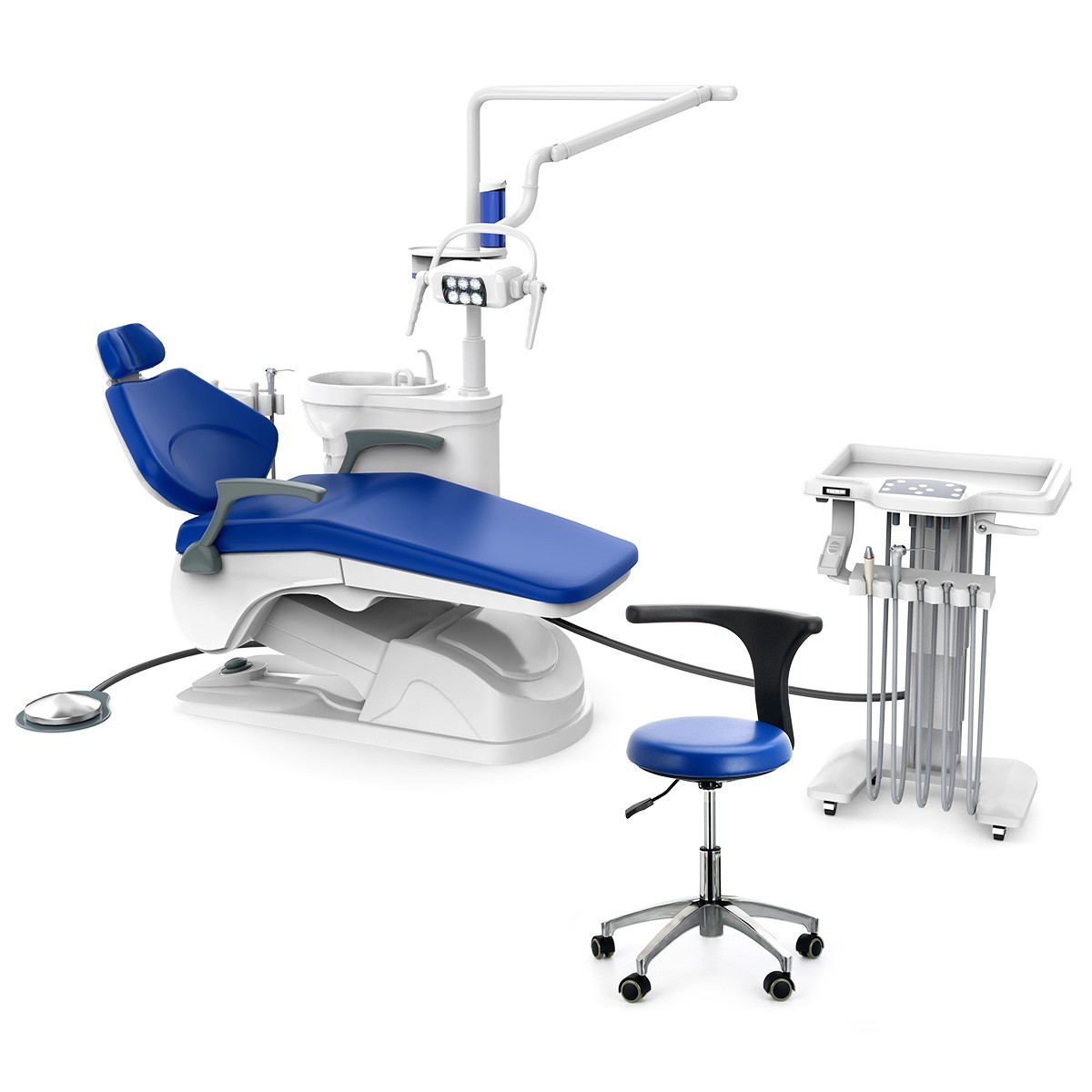FDA Dental Unit Chair Computer Controlled DC Motor PU TJ2688-A1-1