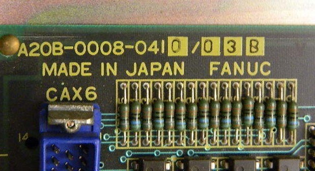 Fanuc 6 Mother Board A20B-0008-0410 WITH 6 M WARRANTY