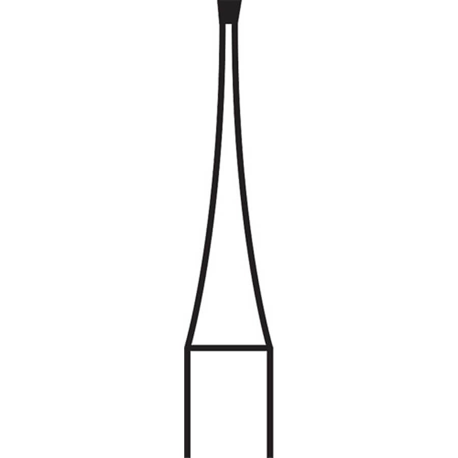 Brasseler 33 1/2 FG Inverted Cone Sterile Carbide Burs (H2.31.006) (25/Pack)
