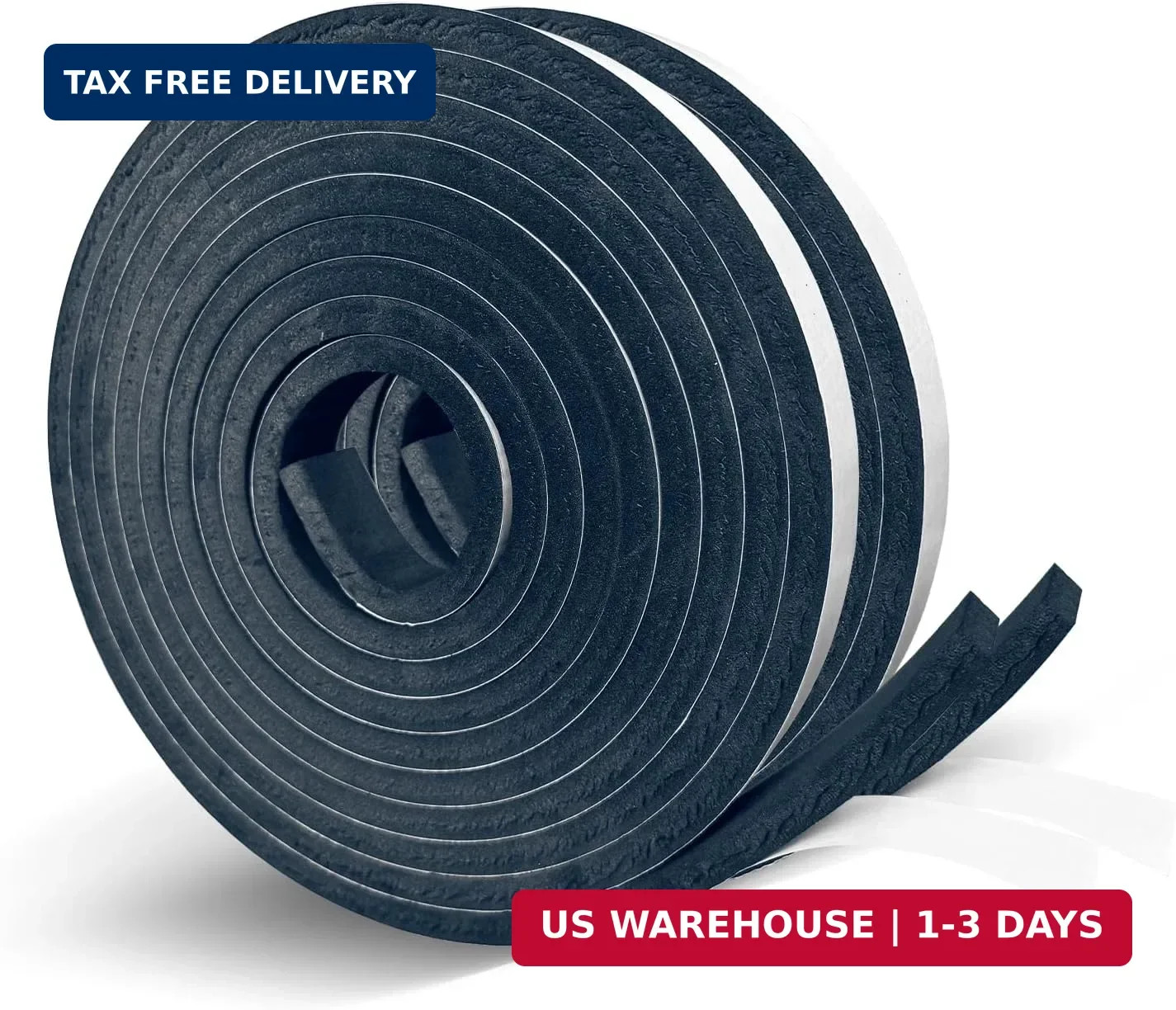 1 inch Wide x 1/8 inch Thick Foam Tape Single Sided,Closed Cell Door Insulation