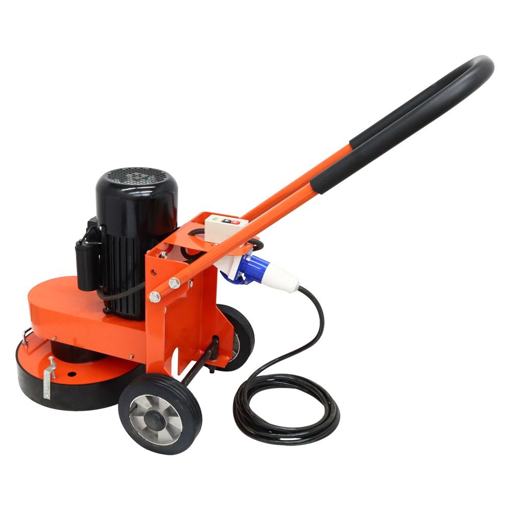 Concrete Hand-powered Floor Grinder 220V 4KW Engineering Equipment Industrial