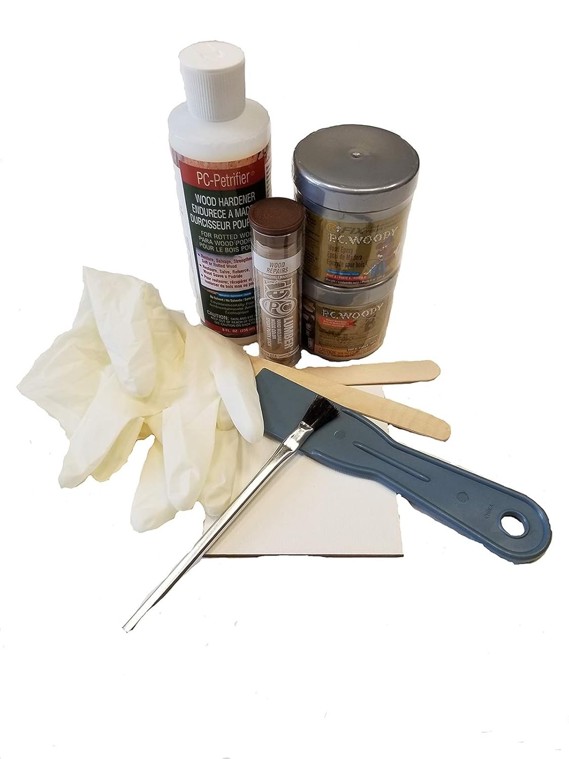 Rotted Wood Repair Kit Water-Based Hardener Epoxy Paste & Epoxy Repair Kit